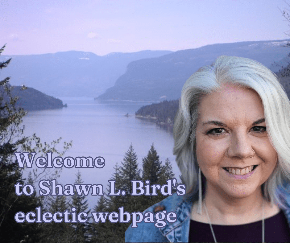 Author Shawn L. Bird with Shuswap Lake behind.